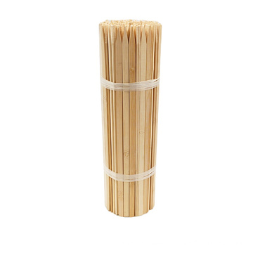 Heat Resistant Disposable Flat Bamboo sticks Kebab Barbecue Skewers